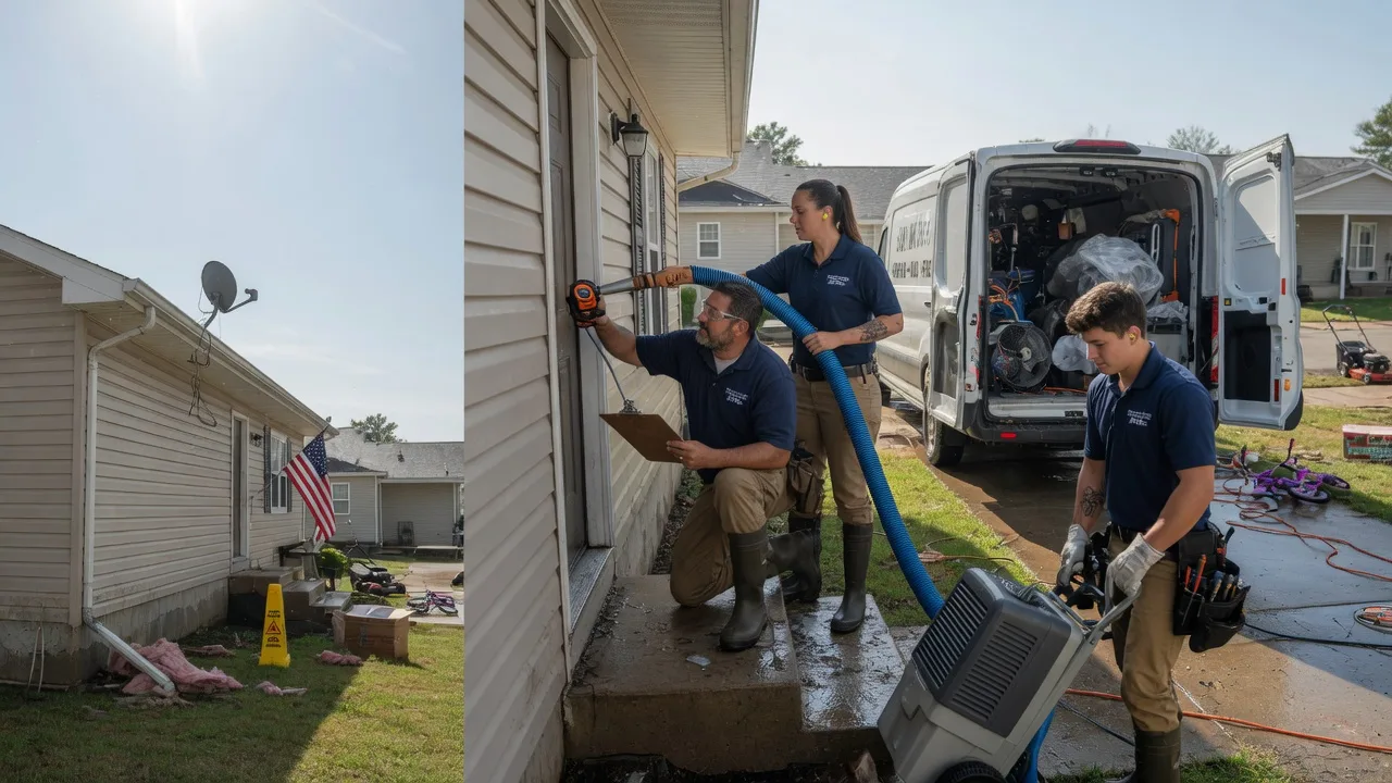 Ceiling Water Damage Restoration in Harpster, OH near me